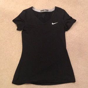 Black nike athletic tee